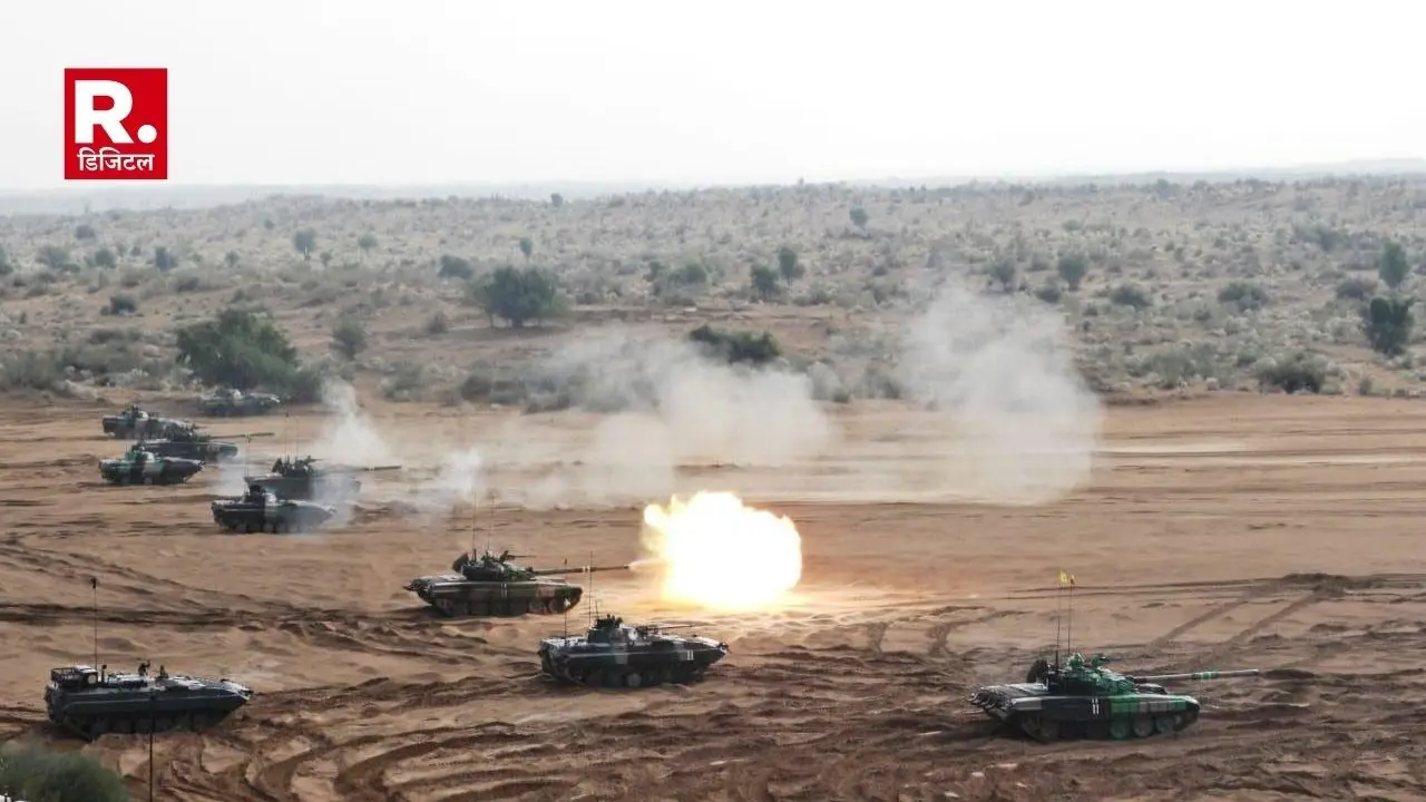 Indian Army SAPTA SHAKTI COMMAND CONDUCTS AMOGH FURY EXERCISE IN RAJASTHAN