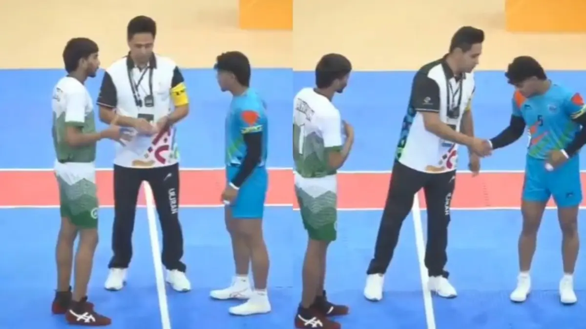 Indian captain Ishant Rathee refuses to shake hands with his Pakistani counterpart at Asian Youth Games 2025