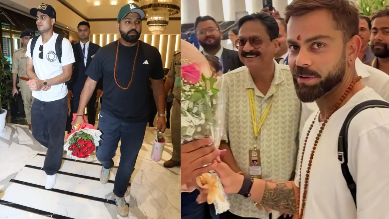 indian cricket team special welcome in uttar pradesh visuals viral