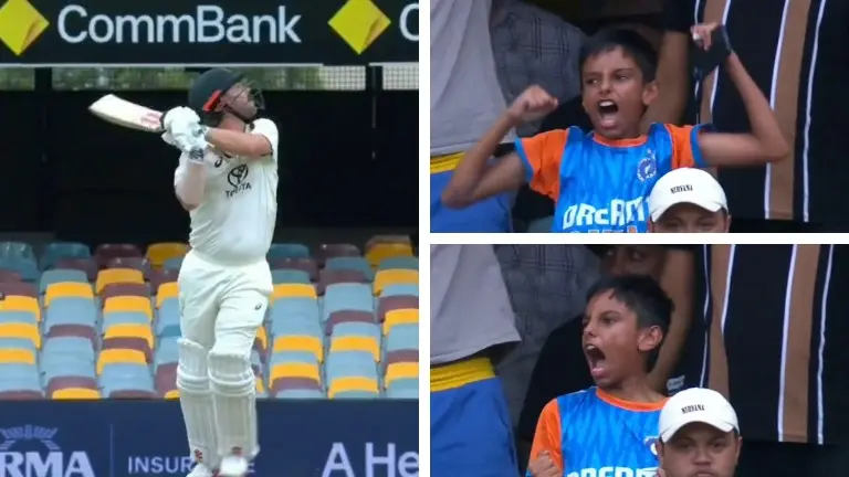 Indian fan reacts to Travis Head's dismissal