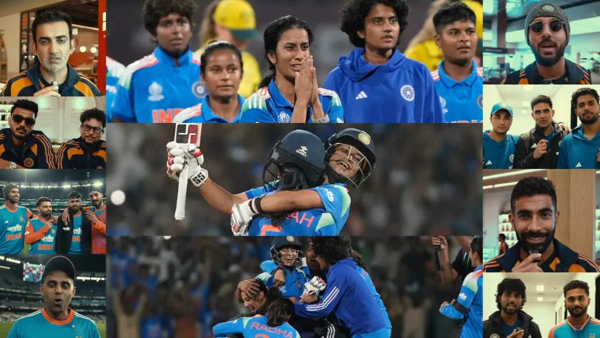 Indian men's team extends wishes to women's team