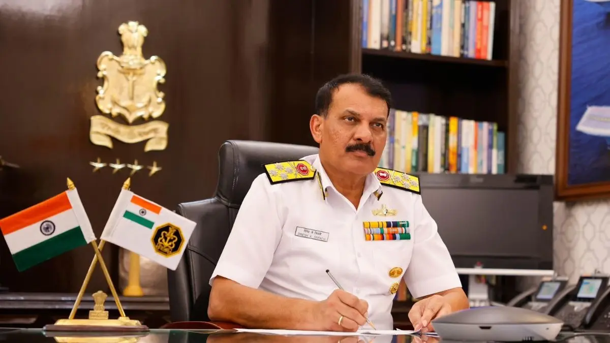 'Operation Sindoor Not Over Yet': Navy Chief Reaffirms Maritime Strength At INS Udaygiri And Himgiri Commissioning Indian Navy Chief