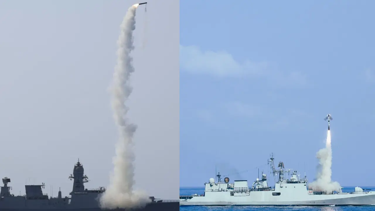 Indian Navy warships deployed in the Arabian Sea carried out multiple anti-ship missile firings recently