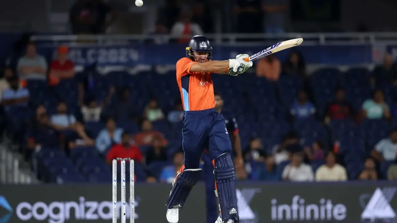 indian origing player sanjay krishnamurthi lethal batting in mlc