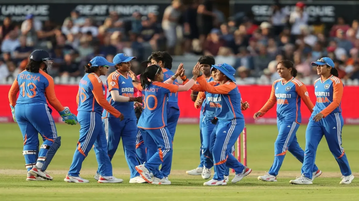 Harmanpreet Kaur And Co. Breach 'Fortress Bristol' Hours Before IND vs ENG 2nd Test, India Women Script Historic Feat On English Soil For First Time Indian players celebrate a wicket