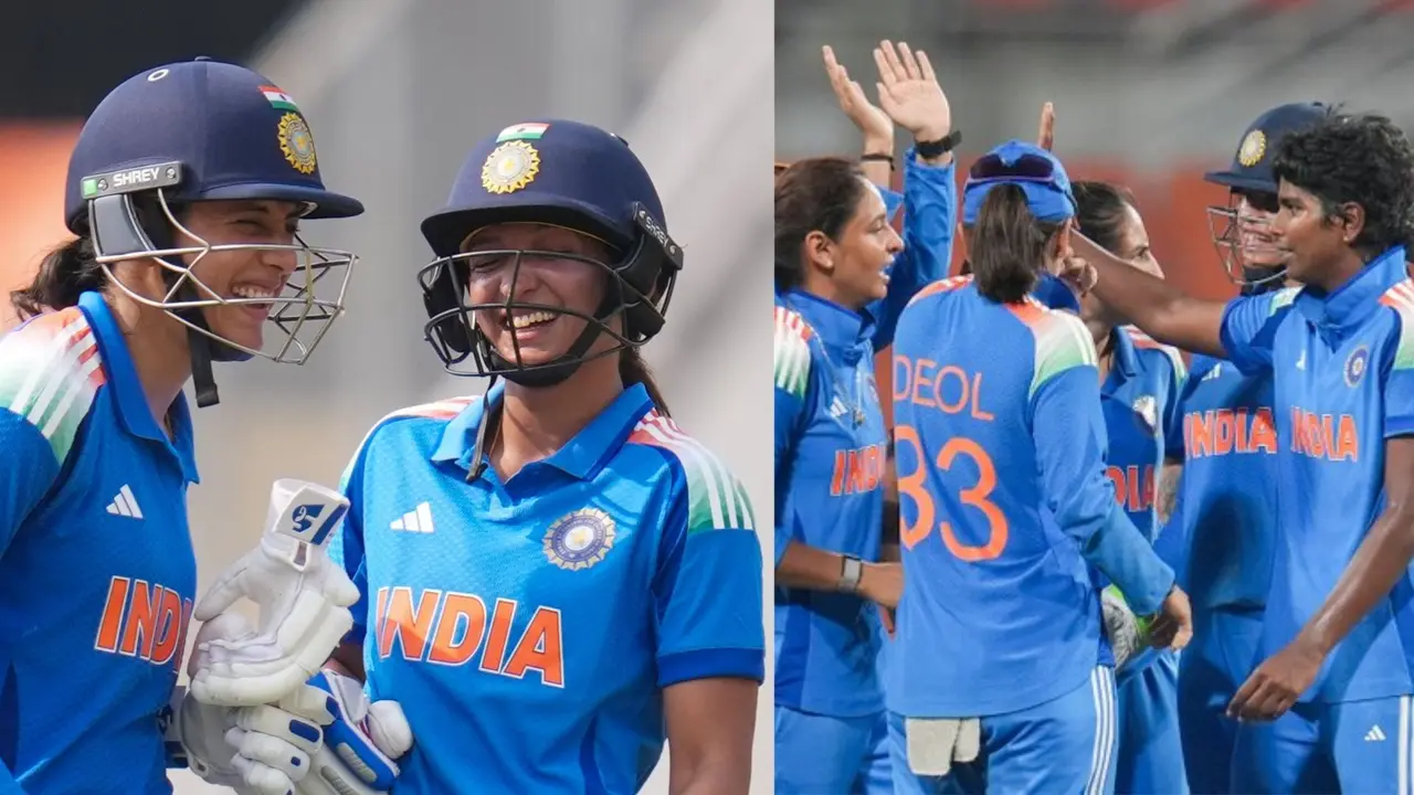 Indian Women Cricket Team creates history Biggest Odi Win against Australia women smriti mandhana shines