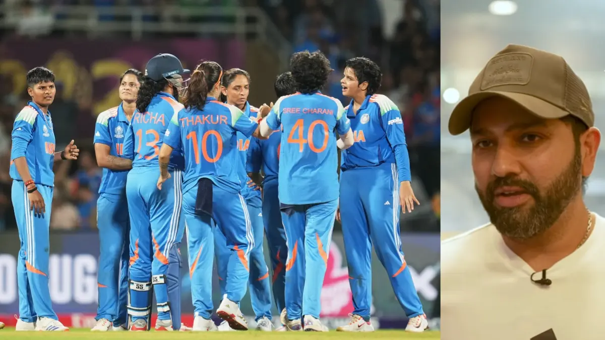 Indian women's team and Rohit Sharma
