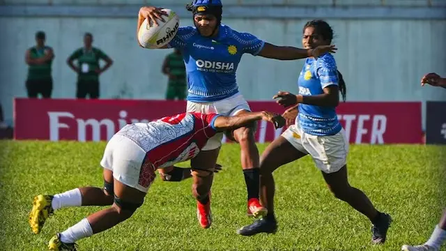 Indian women's team bags silver in Asia Rugby Sevens Indian women's team bags silver in Asia Rugby Sevens