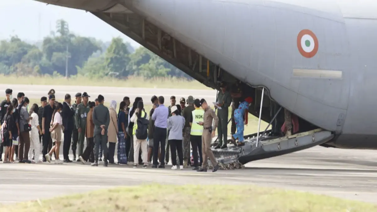 Indians Who Fled a Myanmar Cyberscam Center Are Being Flown Home From Thailand Indians Who Fled a Myanmar Cyberscam Center Are Being Flown Home From Thailand