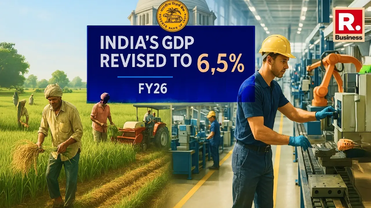 India’s GDP Growth Revised to 6.5% for FY26