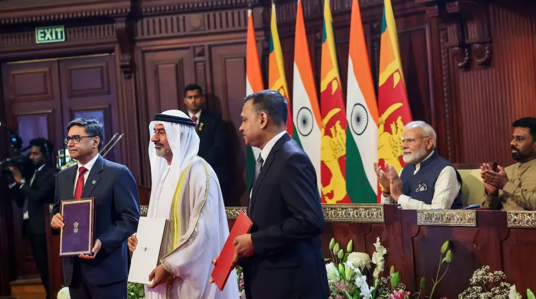 India, UAE, Sri Lanka sign pact