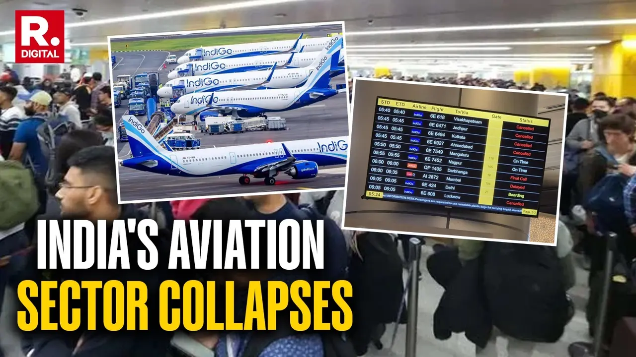 Chaos Deepens: IndiGo Cancels Hundreds of Flights Amid Crew Crunch & New Roster Rules, Triggering Third Day of Disruptions