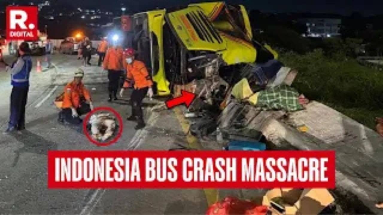 Indonesia Bus Crash Kills 16 people