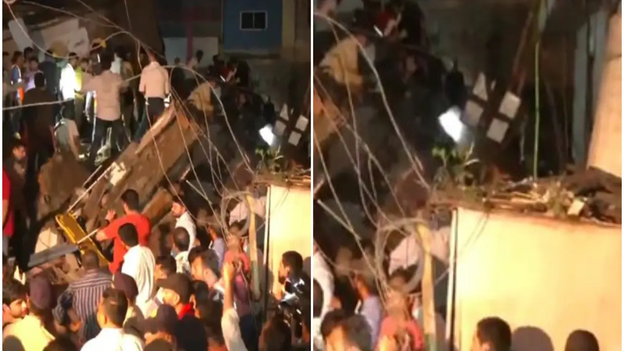 Two Dead, 12 Injured After Three-Storey Building Collapses in Indore's Jawahar Marg Indore Builiding Collapse