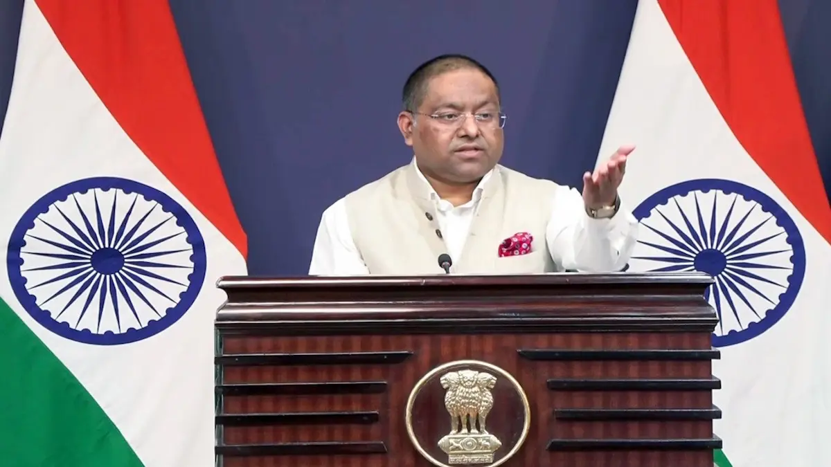 MEA Spokesperson Randheer Jaiswal