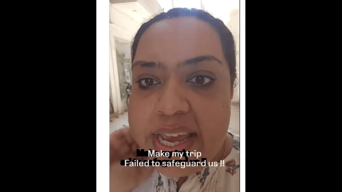Influencer Accuses MakeMyTrip of Negligence in Family Safety Scare During Rajasthan Trip Influencer Accuses MakeMyTrip of Negligence in Family Safety Scare During Rajasthan Trip