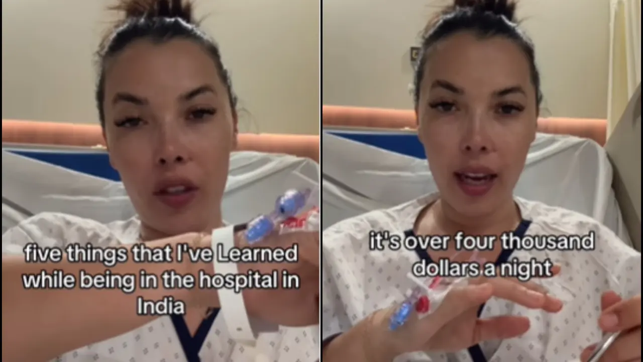 Viral Video: Influencer Talked About 5 Things That She Learn in Indian Hospital Influencer Talked About 5 Things That She Learn in Indian Hospital
