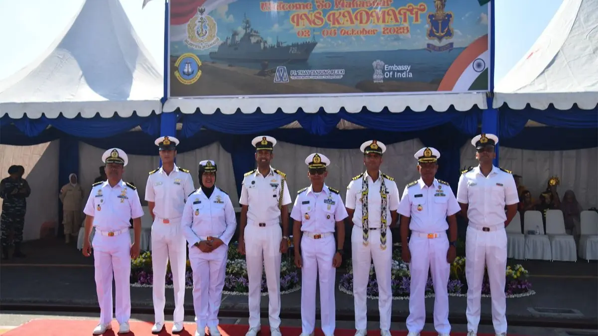 INS Kadmatt Welcomed in Indonesia