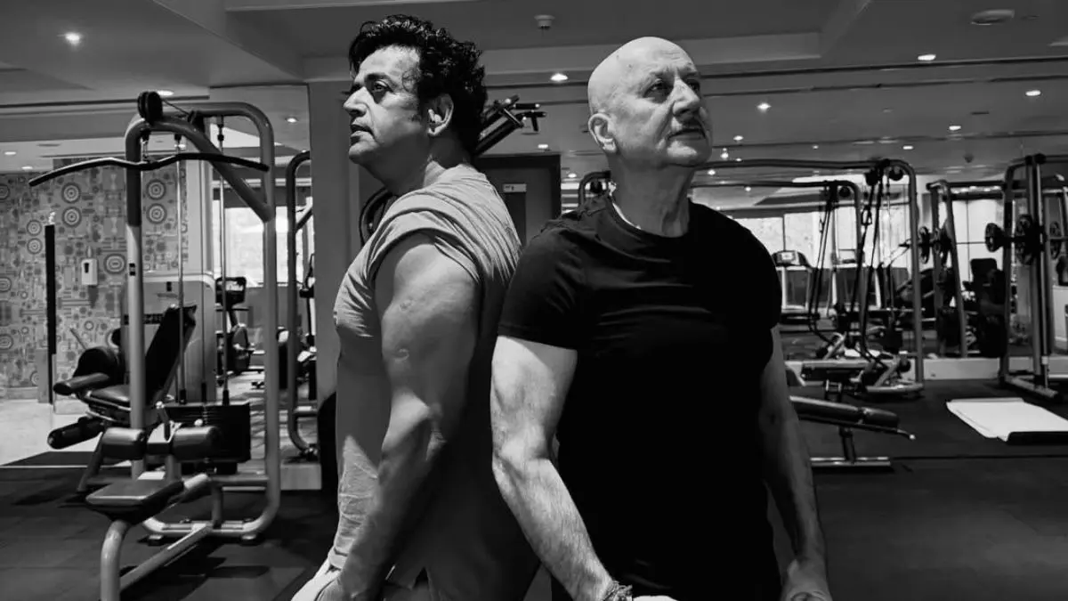 Inside Anupam Kher's Gym Session