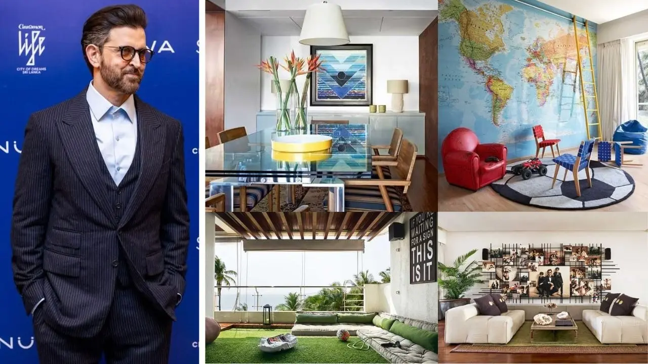 Inside Hrithik Roshan's house