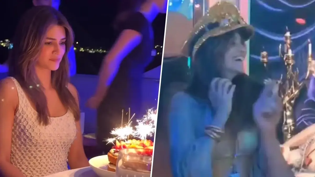 Inside Kriti Sanon's birthday celebration