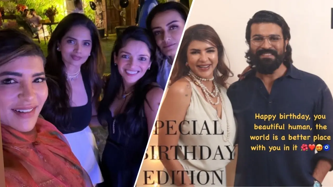 Inside Ram Charan's 40th Birthday Bash With Upasana Kamineni; Namrata Shirodkar Attends Without Mahesh Babu | Pics Inside Ram Charan's birthday.