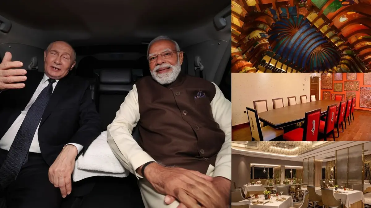 Inside Pics Of Delhi's Most Iconic Hotel Where Vladimir Putin Is Staying Inside The Presidential Suite Of Hotel Where Putin Is Staying In Delhi