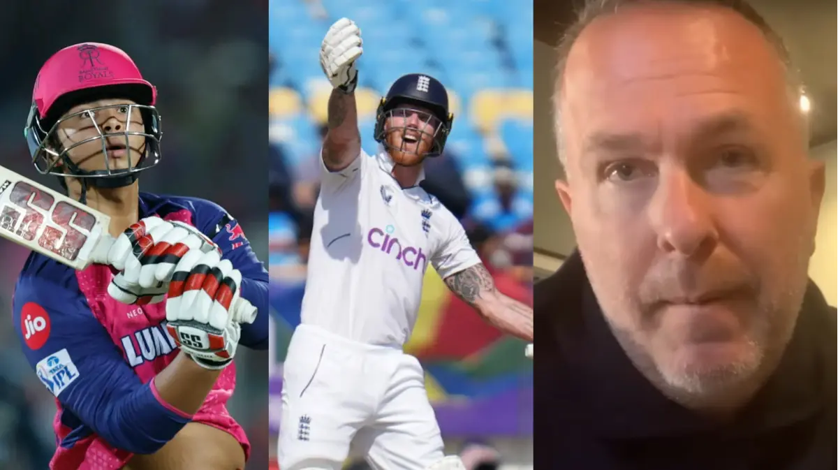 'Kohli's Favourite Player': Michael Vaughan Faces Heat For Comparing Vaibhav Suryavanshi To Ben Stokes After RR vs GT Clash Vaibhav Suryavanshi, Ben Stokes and Michael Vaughan