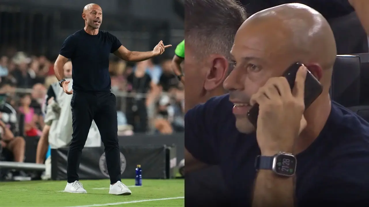 Inter Miami head coach Javier Mascherano's phone call sparked controversy.