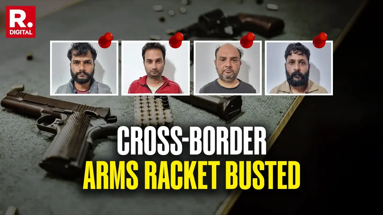 International Arms Conspiracy Uncovered in Delhi, Weapons Smuggled From Pakistan Busted