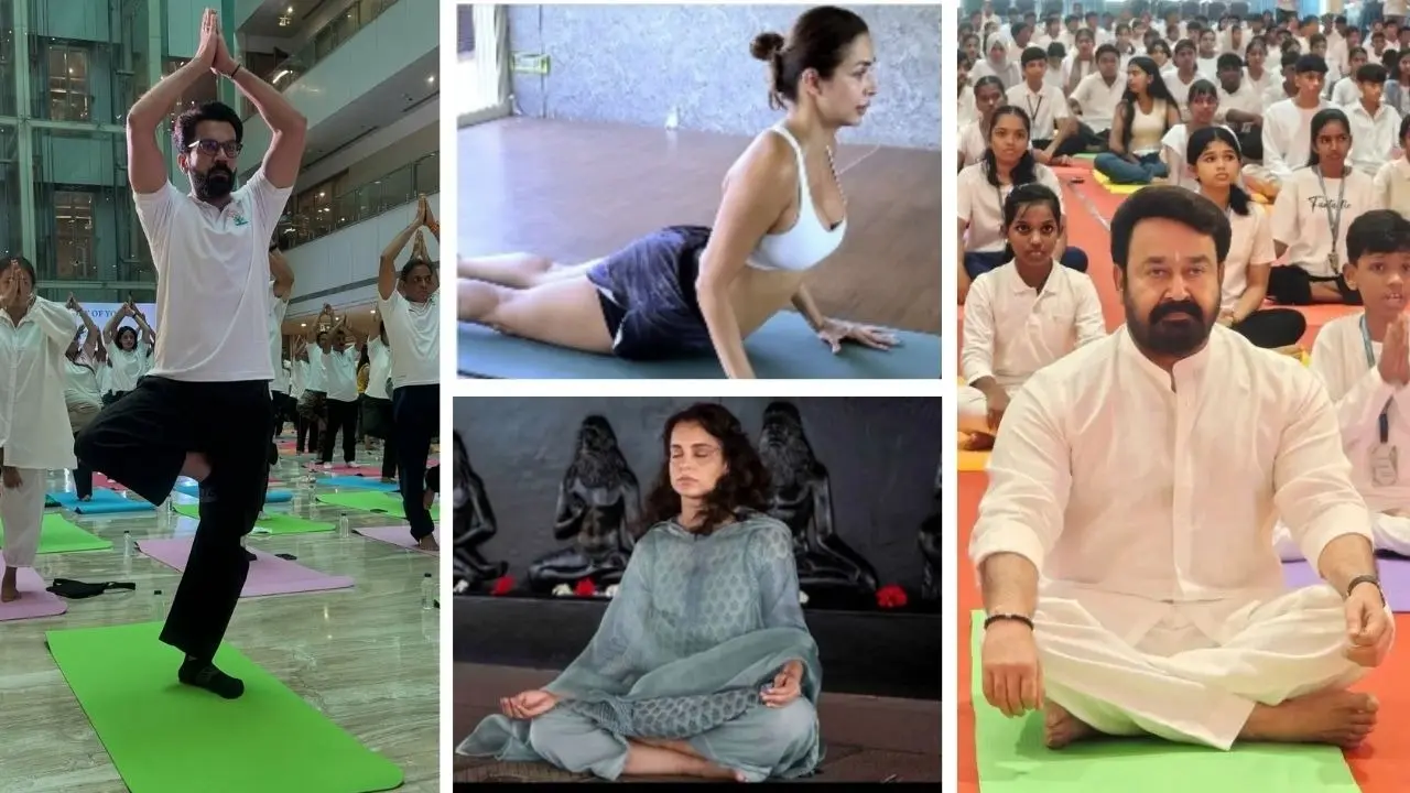 International Yoga Day 2025: Mohanlal, Rajkummar Rao, Kareena Kapoor, Kangana Ranaut, Anupam Kher, Malaika Arora, Other Celebs Share Motivational Notes