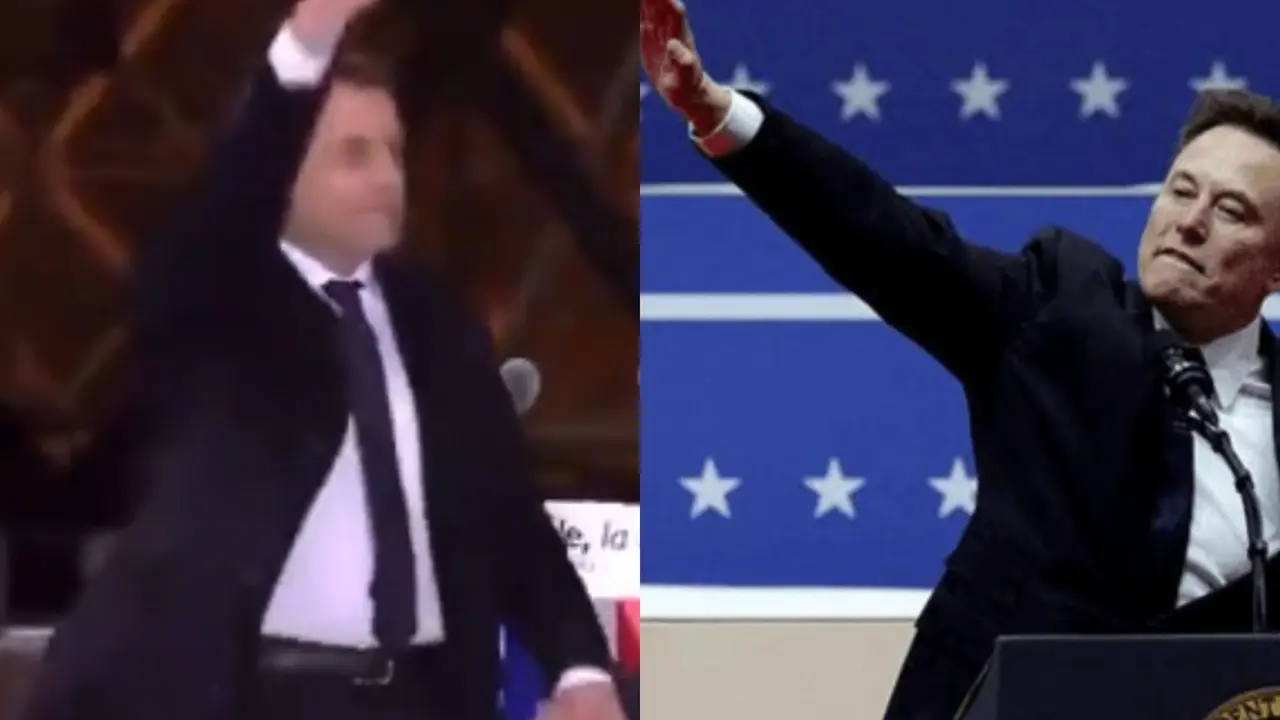 Internet Digs Out French President Macron's Video Amid Elon Musk's 'Nazi Salute' Controversy, Tesla CEO Reacts