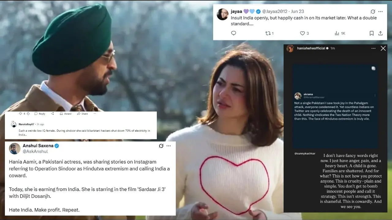 Hania Aamir, Who Staunchly Opposed India's Operation Sindoor, Faces Internet's Fury Over Casting In Diljit Dosanjh's Sardaar Ji 3 Internet Slams Hania Aamir For Starring In Indian Film Sardaar Ji 3.