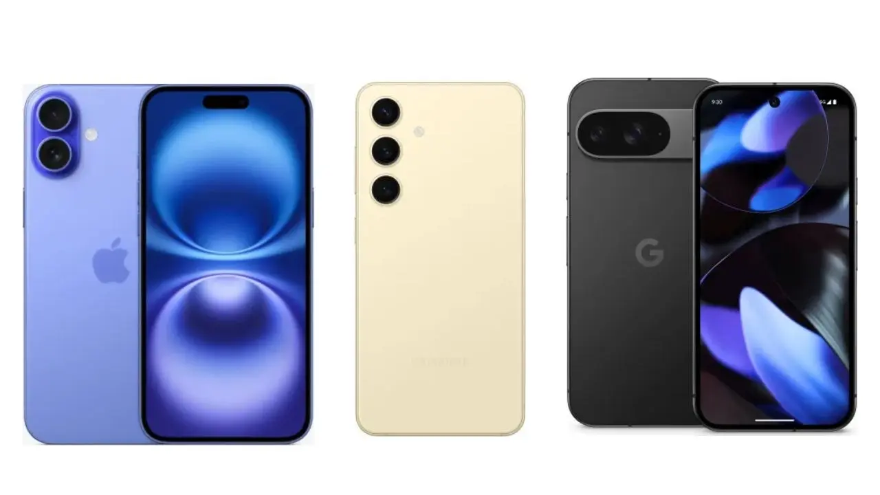 iPhone 16 vs Samsung Galaxy S24 vs Google Pixel 9: How are they different? iphone 16