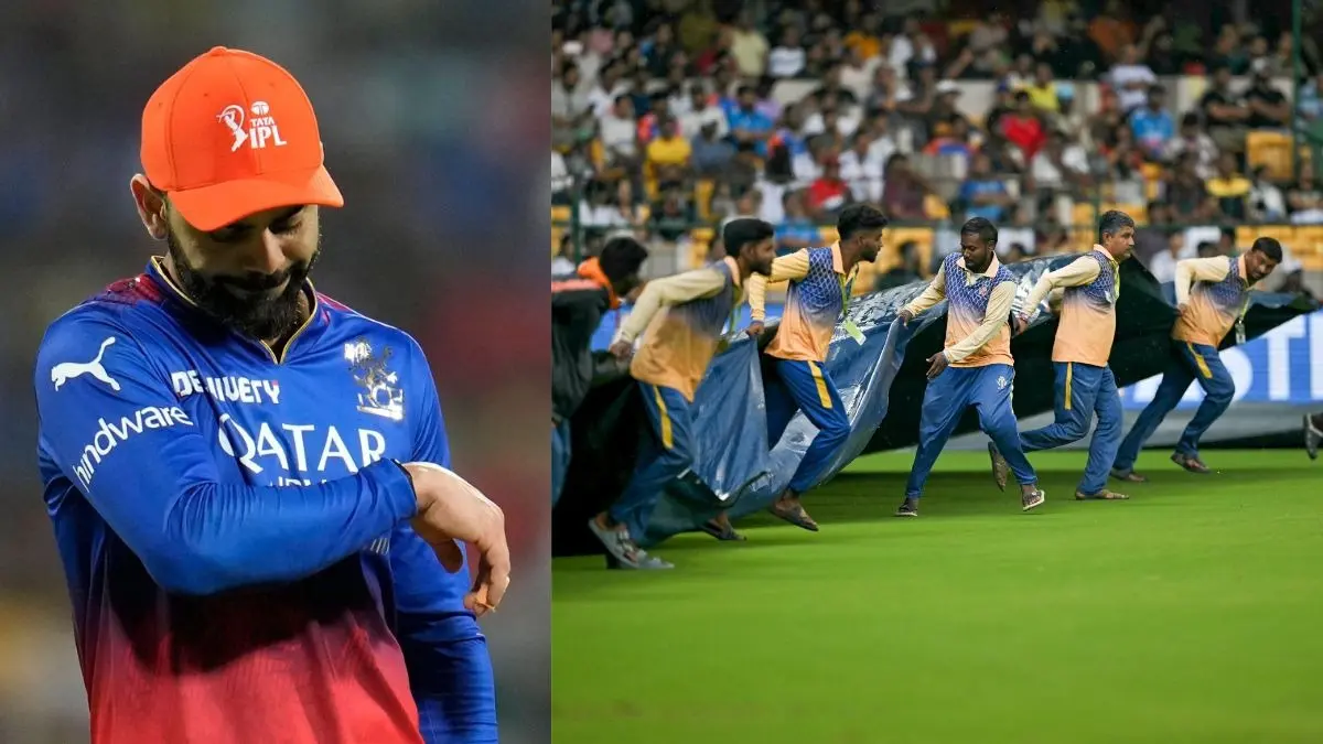 IPL 2025 RCB vs PBKS match delayed due to rain