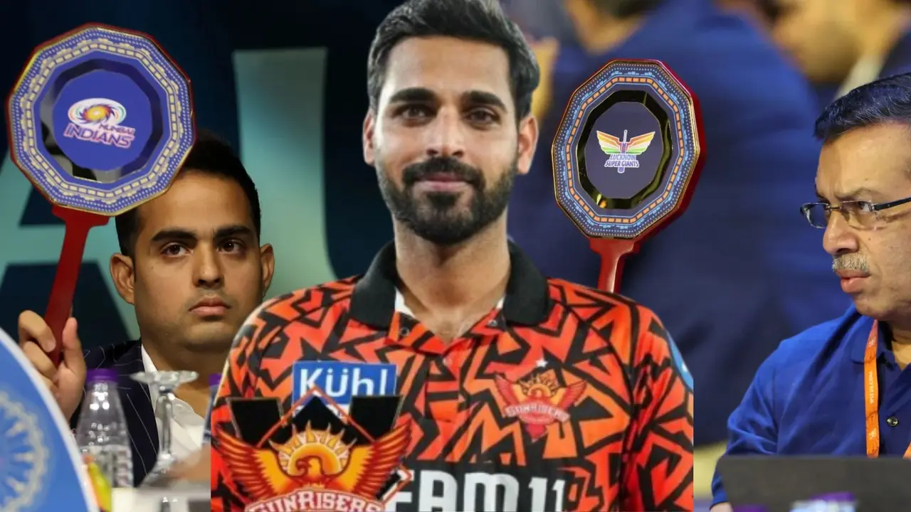 ipl mega auction 2024 indian veteran bowler bhuvneshwar kumar sold to rcb