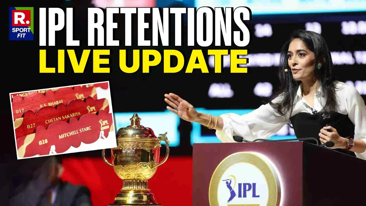 IPL 2025 RETENTION: Full List of Retained, Released Pitch IPL RETENTION 2025 LIVE UPDATES