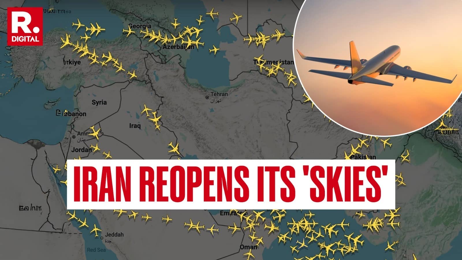 Iran Opens Airspace After Hours-Long Closure, Some Indian Flights Disrupted