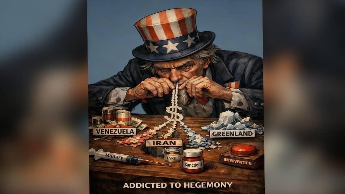 ‘Iran to Greenland’: Chinese State Media Mocks US ‘Addiction to Hegemony’ in Uncle Sam Cartoon