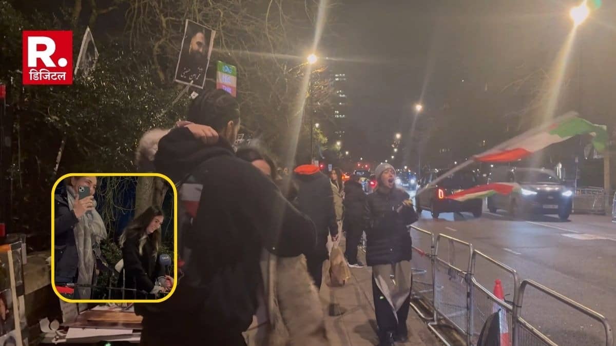 "I LOVE you, Donald Trump...", अली खामेनेई की मौत के बाद लंदन में ईरानी दूतावास के बाहर मना जश्न, ईरानियों ने ऐसे किया खुशी का इजहार