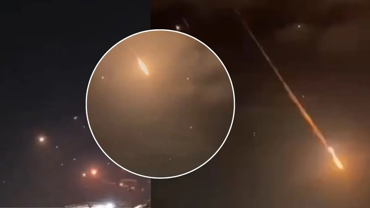 Iran’s Kheibar‑Shekan Ballistic Missile Hits Haifa At An Extraordinary Speed | WATCH