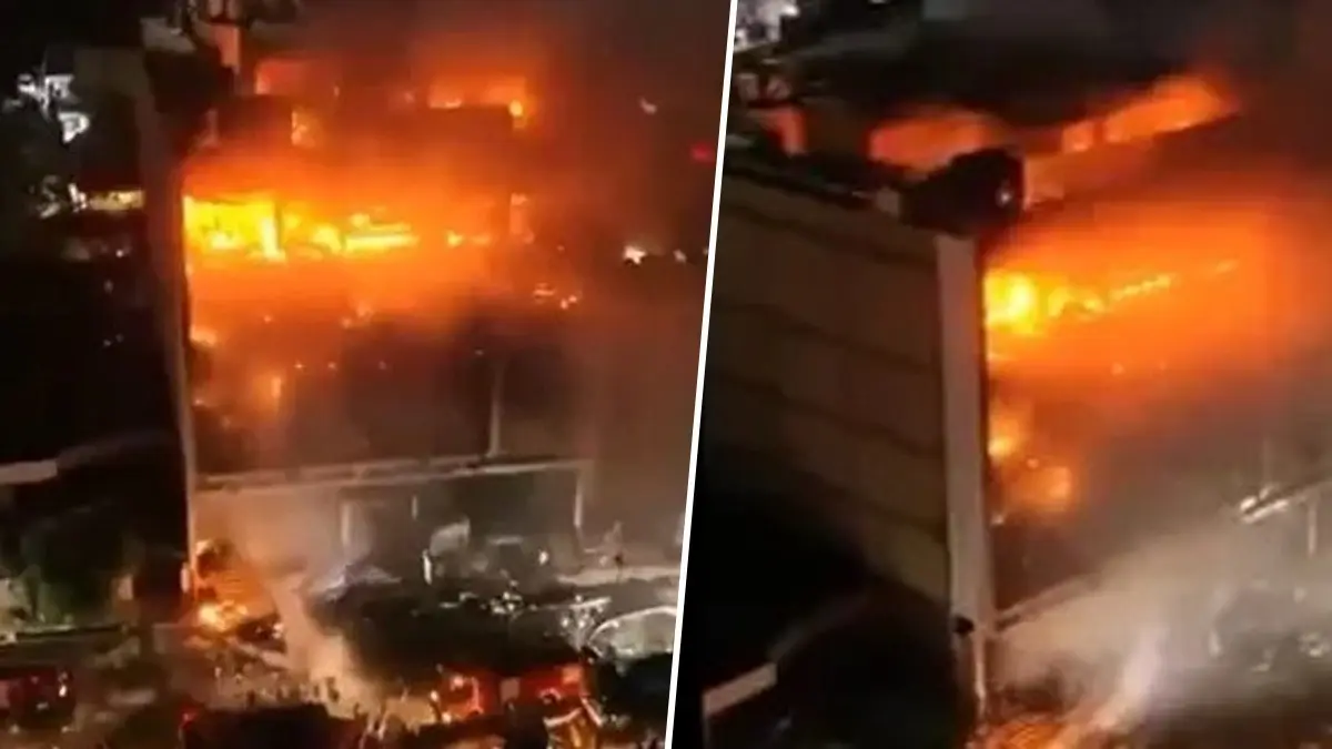 Iraq Fire Tragedy: Massive Blaze at Shopping Mall Kills atleast 60 People
