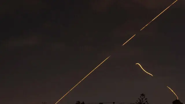 Iron dome intercepts Iran's missiles after Tehran launched hundreds of missiles