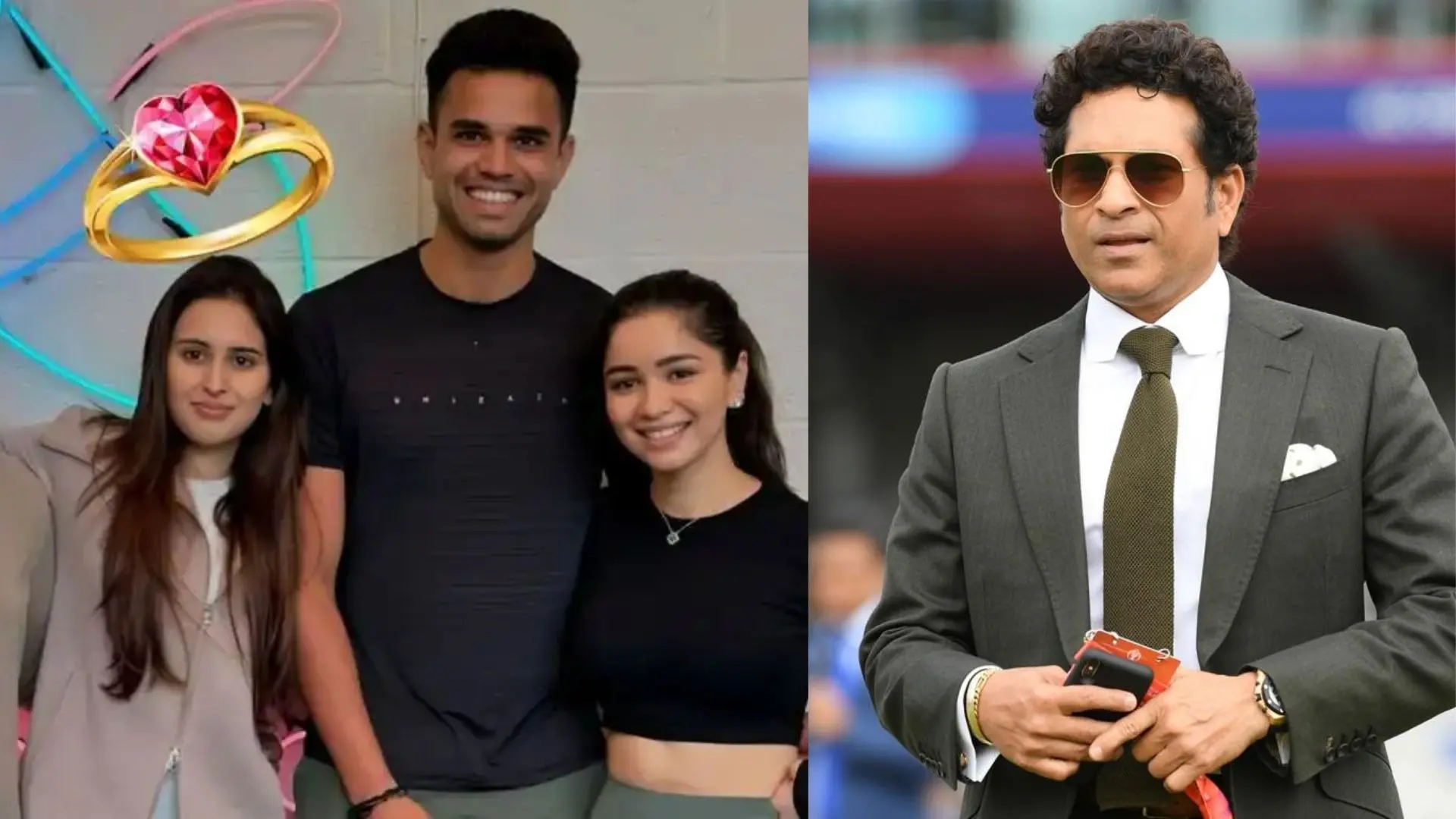  Is Arjun Tendulkar really got engaged father sachin Tendulkar first reaction