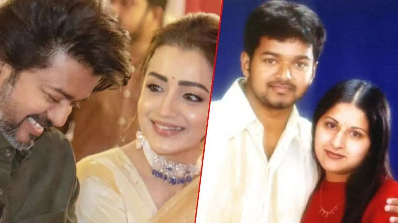 What's Brewing Between Thalapathy Vijay, Trisha Krishnan? Netizens Speculate As Tamil Star Reportedly Separates From Wife Is Trisha Responsible For Vijay's Rumoured Separation From His Wife?