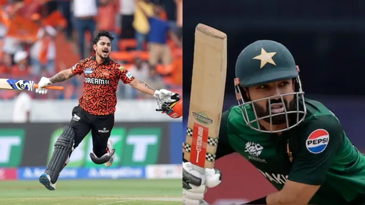 'Rizwan Type Kuch Karunga': SRH Batter Ishan Kishan Pokes Fun At Pakistani Wicketkeeper During Chat With Former Umpire Ishan Kishan and Mohammed Rizwan