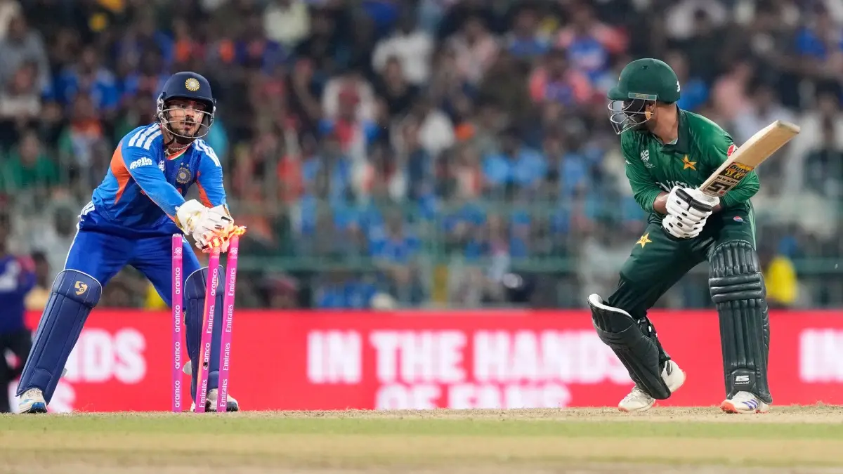 'Darkest period in Cricketing History': Mohammad Yousuf Blames Political Interference After India Humiliate Pakistan In T20 World Cup 2026 Ishan Kishan dislodges Usamn Khan's stumps