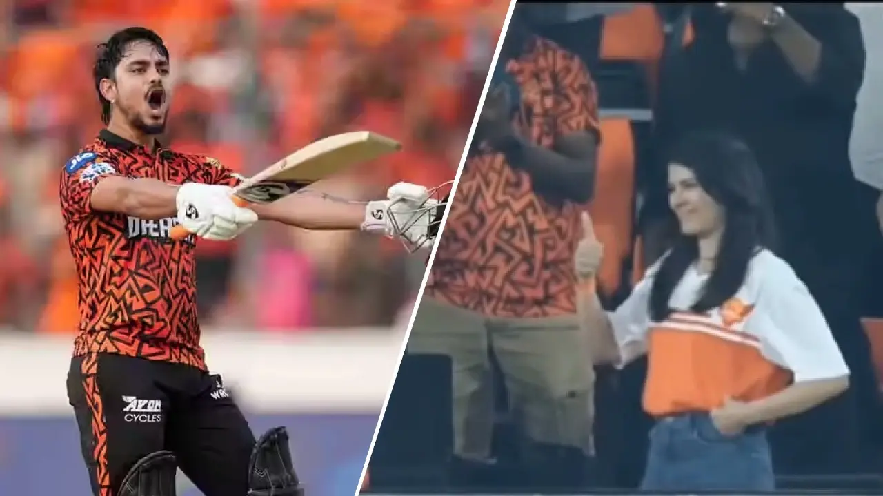Ishan kishan gives flying kiss after century in ipl 2025 as kavya maran reaction goes viral video wins heart