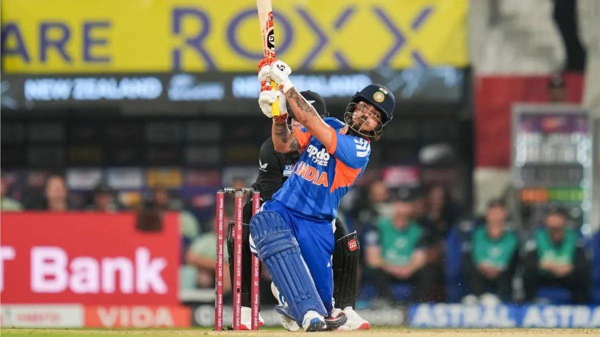 Ishan Kishan Silences Critics In Style, Slams Maiden T20I Century Against New Zealand In Trivandrum Ishan Kishan in action during IND vs NZ 5th T20I