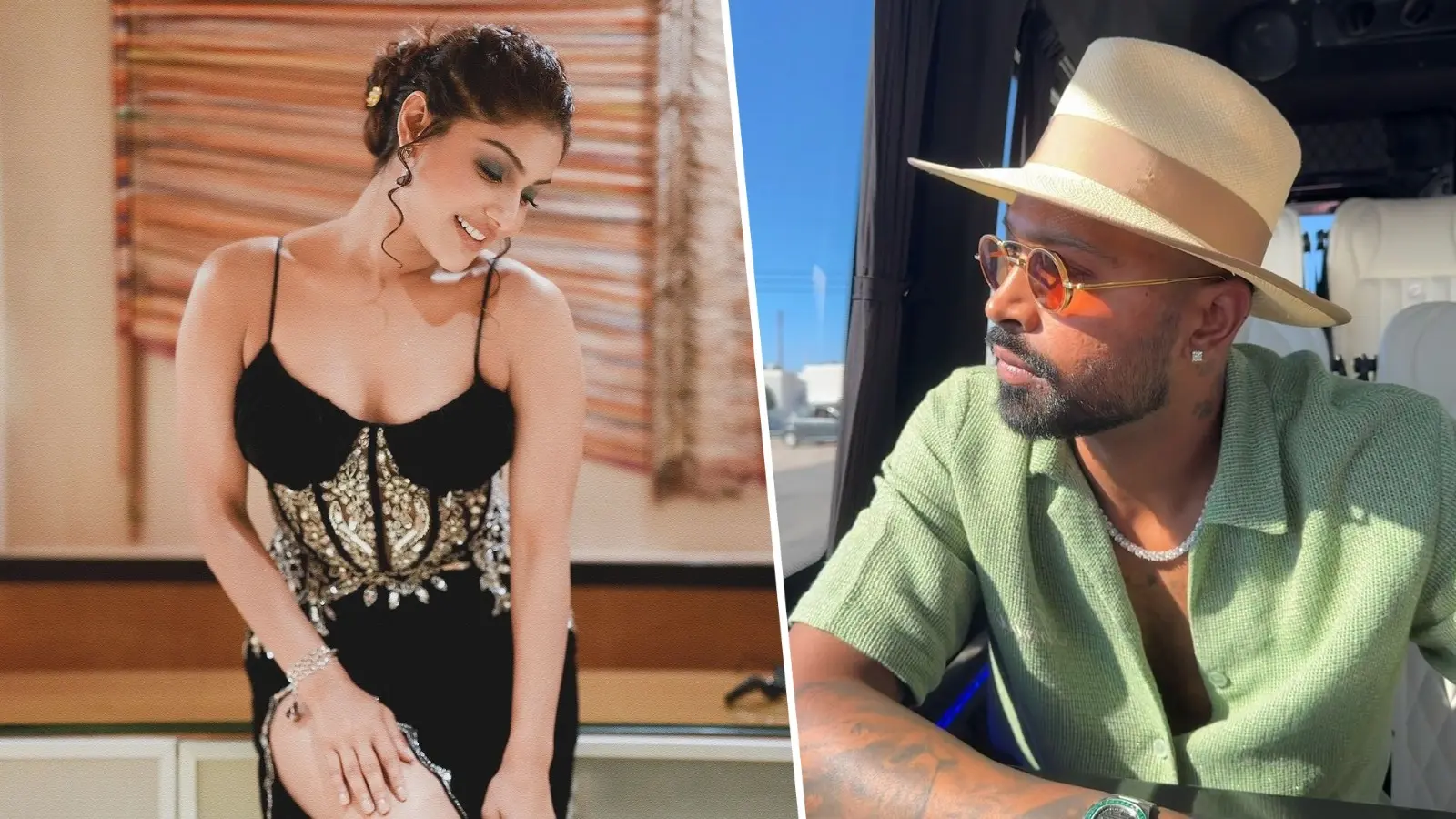 Ishita Raj and Hardik Pandya